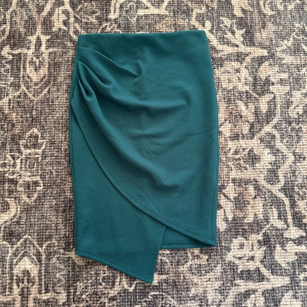 Windsor Teal Pencil Skirt